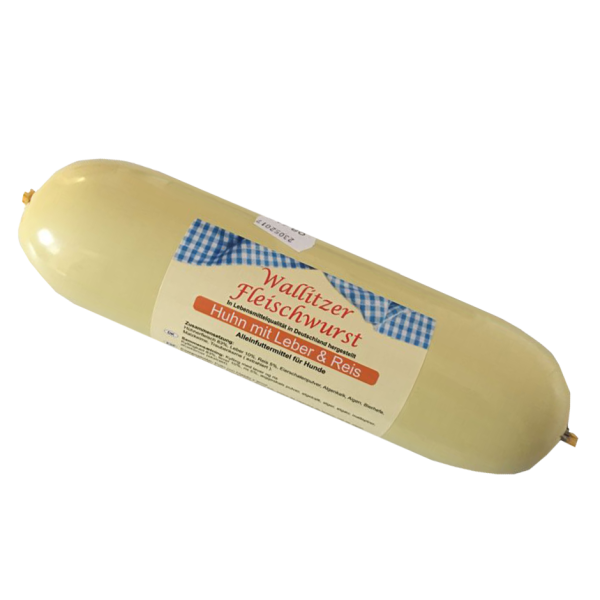 Wallitzer Fleischwurst - Huhn mit Leber & Reis